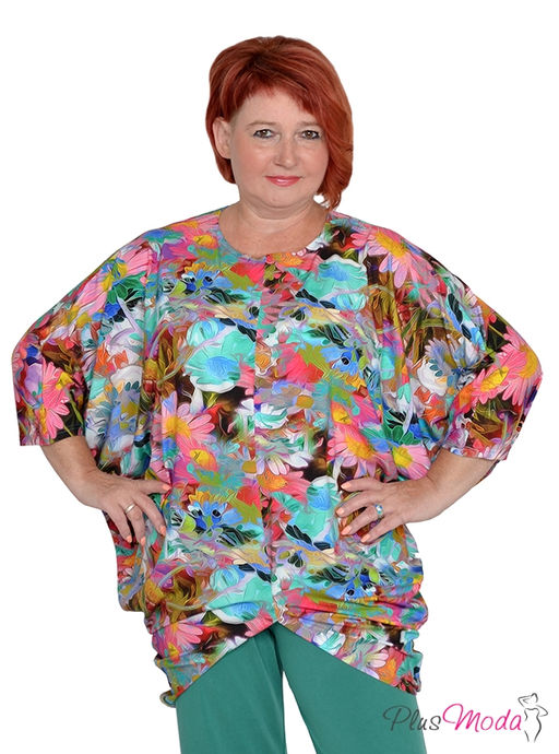 Туника Модель №1283 размеры 44-84 - Plusmoda фото 4