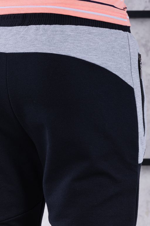 Брюки спортивные 
 3.MM078B-чёрный