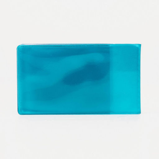 Цена за 2 шт. Визитница, 18 карт, цвет голубой