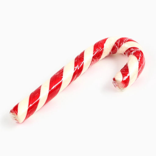 Цена за 2 ш. Леденец - трость новогодний Доставка чудес, со вкусом клубники, 15 г