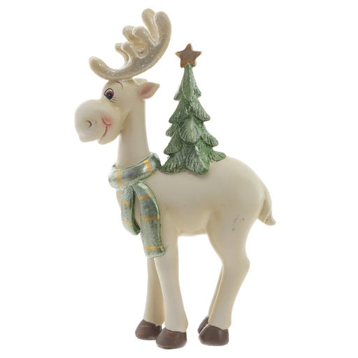 Фигурка декоративная "Олень", L8,5 W4,5 H16 см, 2в.