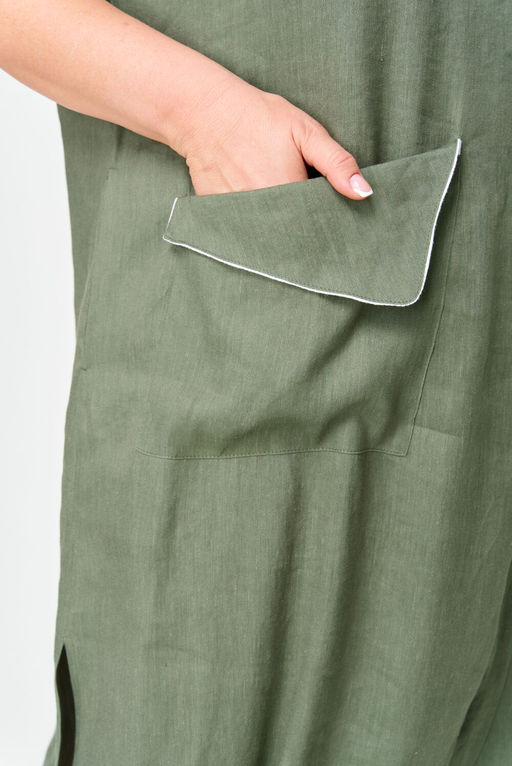 Платье Diamant 2072 хаки  фото 3