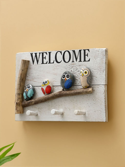 Вешалка WELCOME, 31×6.5×21 см, дерево албезия