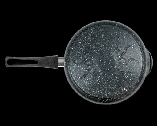 Сковорода 280/55мм Гранит пласт/руч. с кр. (п/у), с2811аг