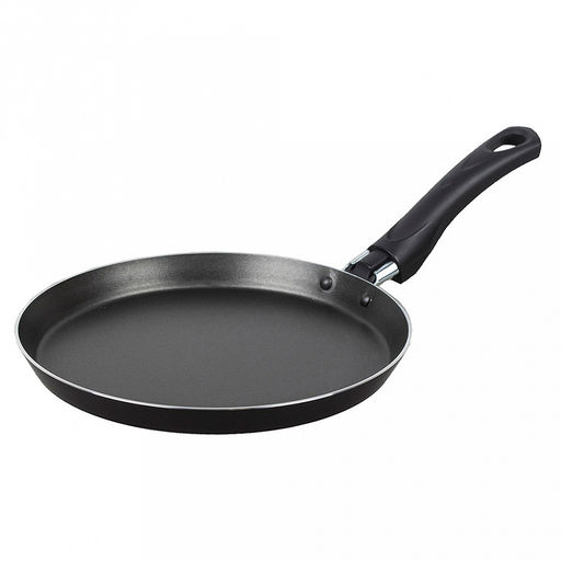 "ХИТ" Сковорода блинная с тефлоновым покрытием д25см, h2см, s0,18см (Россия)