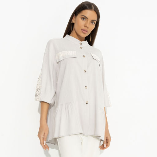 Рубашка дизайнерская Модный акцент