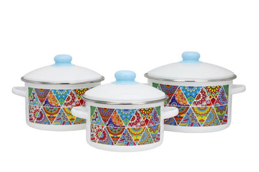 ЭМ_Набор 3 пред "Узоры востока" (2+3+4л) белый арт 2-3215/4 Магнитогорск