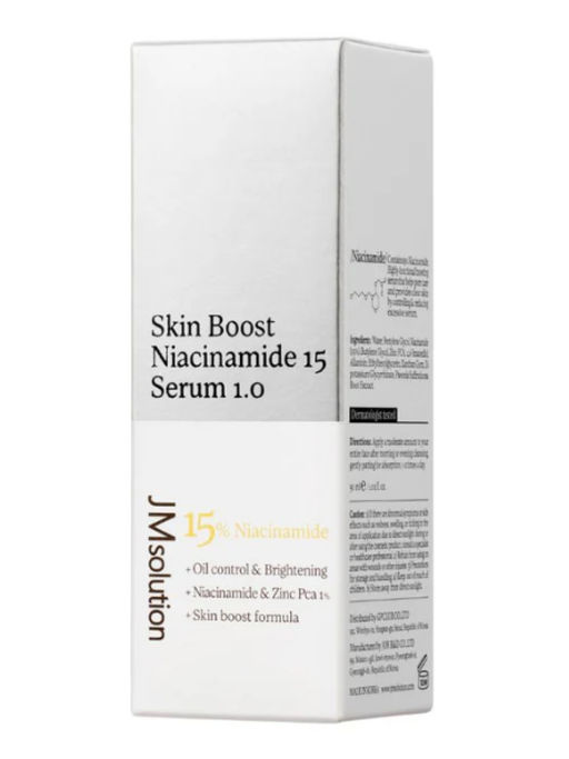 Jmsolution Сыворотка для лица с ниацинамидом 15% / Skin Boost Niacinamide 15 Serum 1.0, 30 мл