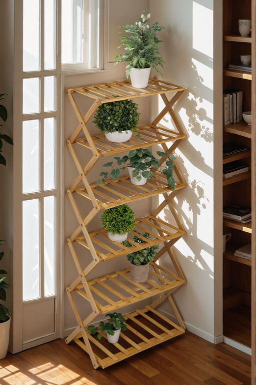 Стеллаж универсальный, 6 полок, 50×25×110 см, напольный, открытый, Greengo