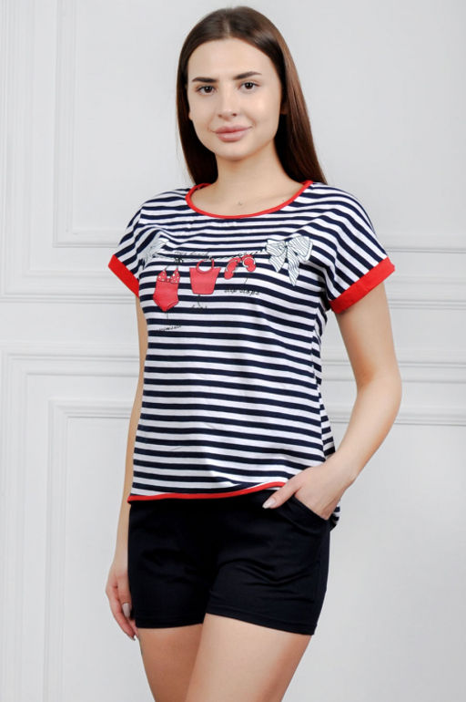 Арт. 277 Пижама с шортами 42-52 - 5+3 фото 2