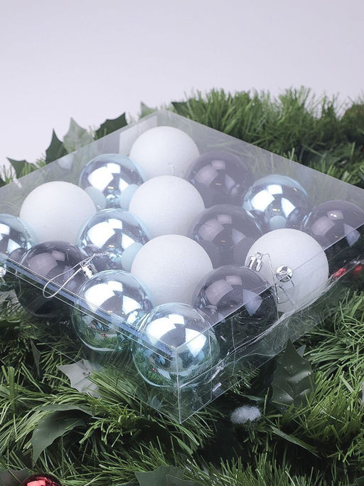 Новогодние Шары голубые 2024г - Family фото 3