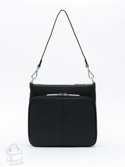 Сумка женская кожаная 2378Y black Polina&Eiterou