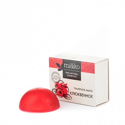 Туалетное мыло Клюквенное 75 г Mi&Ko  фото 3