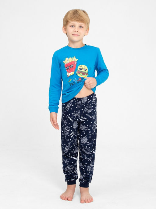 CRB wear/CWKB 50135-42 Комплект для мальчика (джемпер, брюки),синий/Ex.Cherubino  фото 4