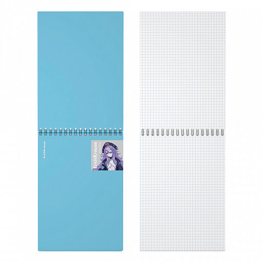 Цена за 2 шт. Блокнот с пластиковой обложкой на спирали ErichKrause Mangа, А5, 80 листов, клетка_MIX-PACK фото 5