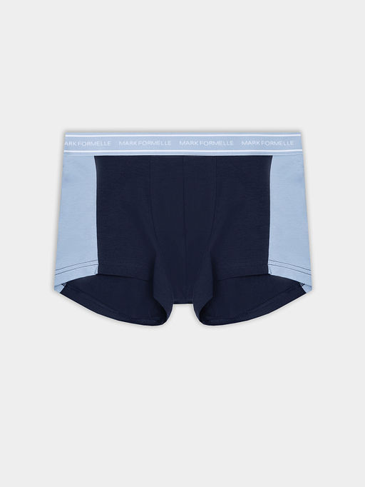 Цена за 2 штуки! Трусы боксеры мужские синие - Mark formelle фото 7
