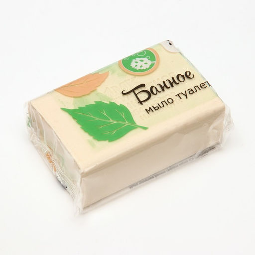 Мыло Туалетное КМЗ 200гр Банное в цветной обертке