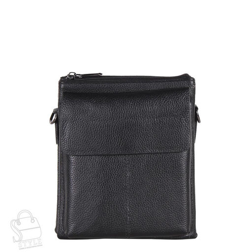 Сумка мужская кожаная 1006-3QGH black Heanbag в Новосибирске