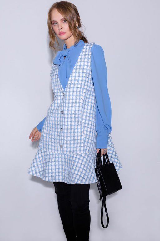 Сарафан Pirs 4445 голубой  фото 4