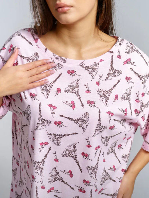 Сорочка Adelis Малина ночная -52
