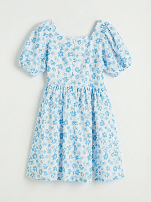 ?i?ekli K?z ?ocuk Elbise