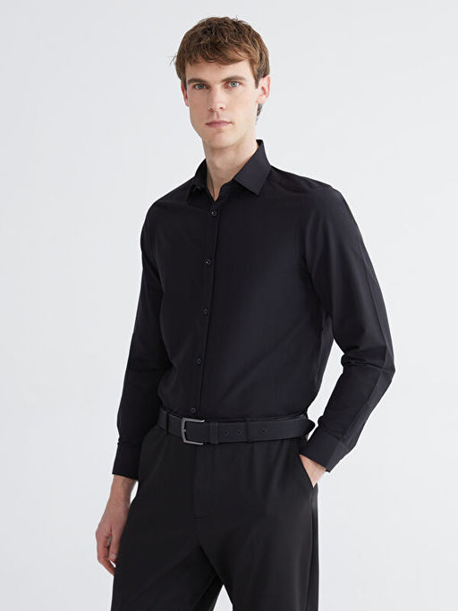 Slim Fit Uzun Kollu Erkek G?mlek