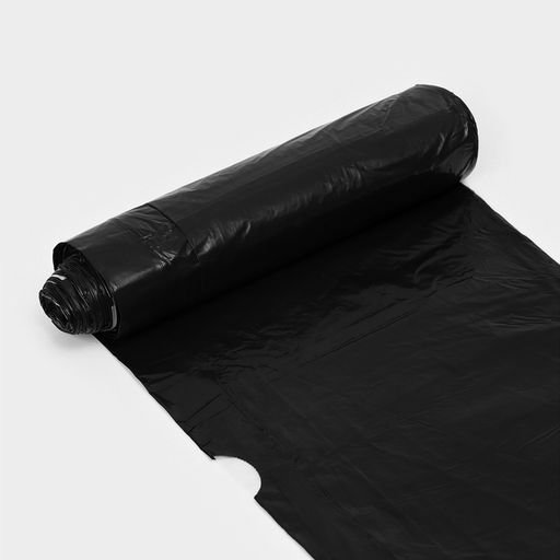 Мешки для мусора с завязками Доляна Экстра, 120 л, 35 мкм, ПВД, 9 шт., чёрные