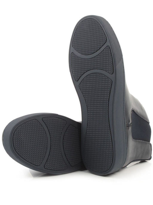 05-X30310A-7 DK. BLUE Ботинки демисезонные мужские (натуральная кожа, байка)