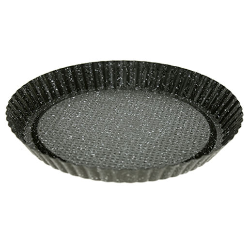 Форма для выпечки с антипригарным покрытием д27,5см h3см "Рябушка", волнистый борт, рельефное дно, мраморная крошка (Китай)