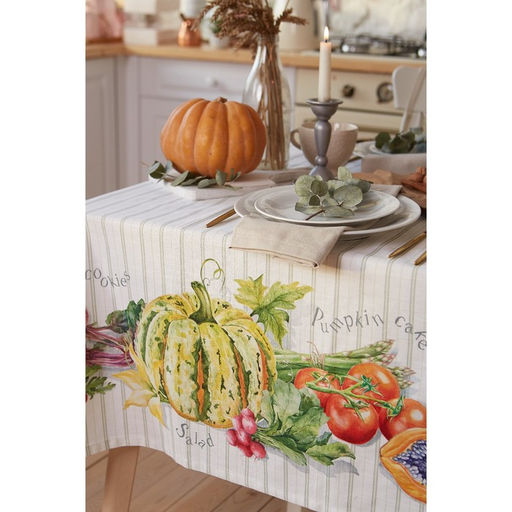 Скатерть Этель Vegetable 220х147 см, 100% хлопок, репс 210 г/м2  фото 6