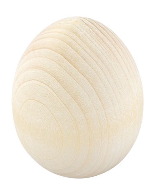 Заготовка для декорирования Mr. Carving DE-005 яйцо дерево d 4.6 см 4.6 х 4.6 х 6.2 см  фото 3
