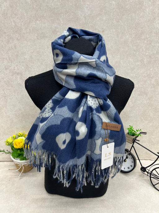 Мягкий палантин из кашемира мультицвет