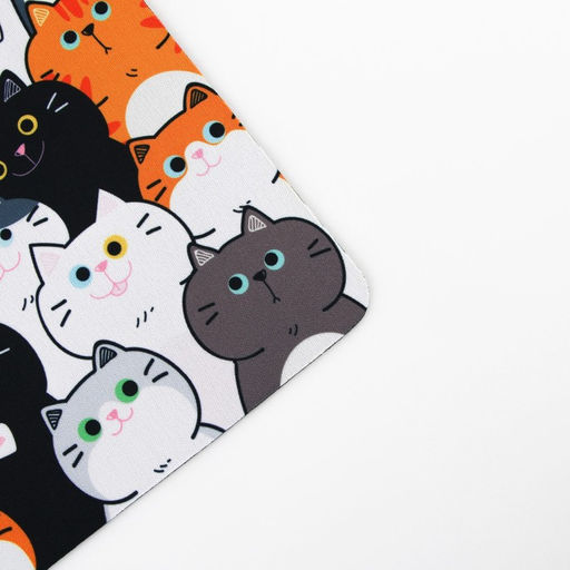 Коврик для компьютерной мыши «Котята», 22×18 см