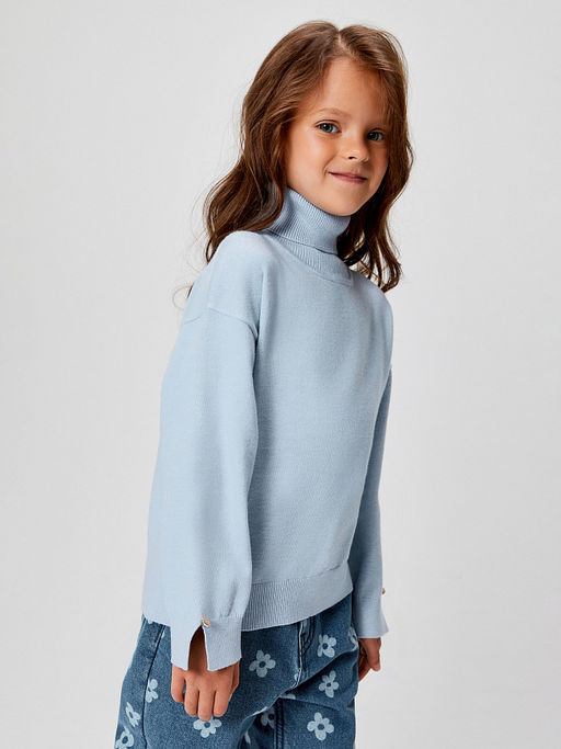 ACOOLA / Свитер детский для девочек Leila голубой  фото 7