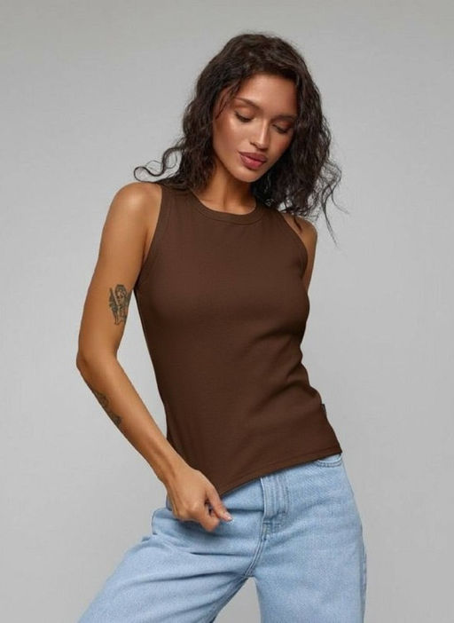 топ майка качество пенье ХЛОПОК с ЛАЙКРОЙ белый молочный - Knitka wear фото 25