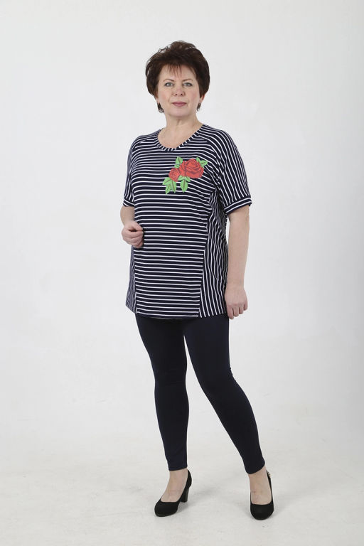 Футболка женская, цвет черный