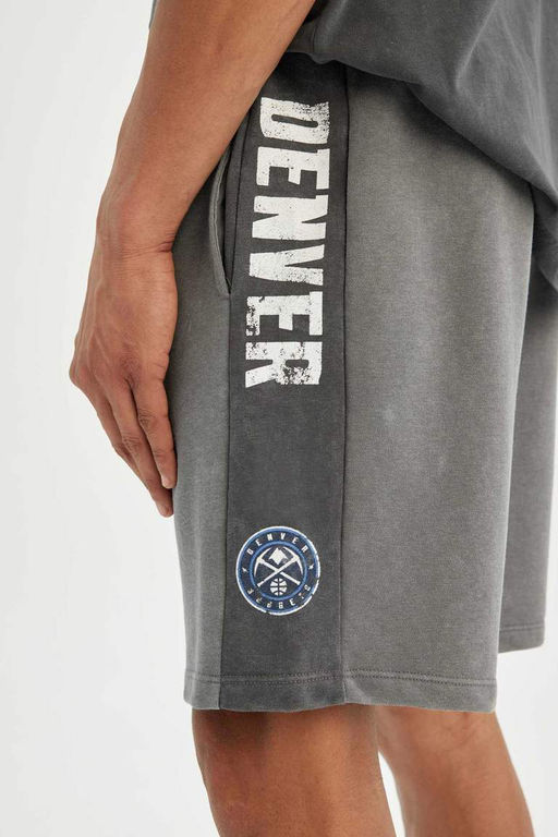 DeFactoFit Укороченные шорты стандартного кроя NBA Denver Nuggets  фото 5