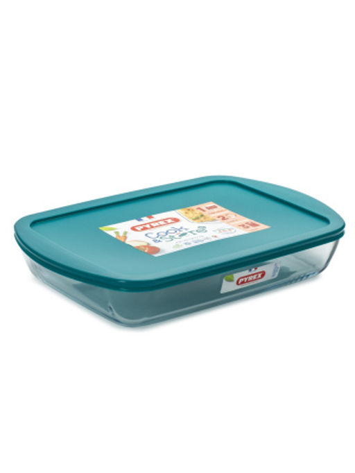 Форма для запекания и выпечки с крышкой COOK&STORE XL 4.9л 40х27х7см прямоугольная