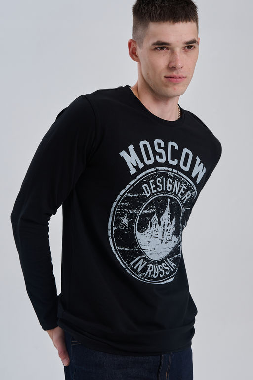 8573 футболка с дл.рукавом унисекс