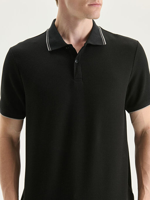 Polo Yaka Erkek Dokulu Ti??rt