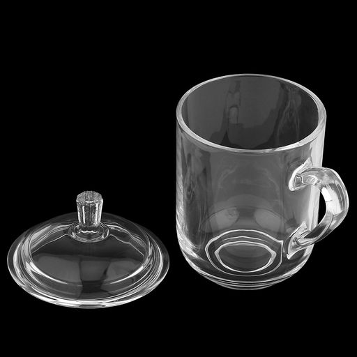 Кружка стеклянная Цветущий чай 360мл, д8,3см, h10,3см, основание д5см, стеклянная крышка, общая h15см, в коробке, Дели Гласс (Deli Glass) (Китай) - Домашняя мода фото 4