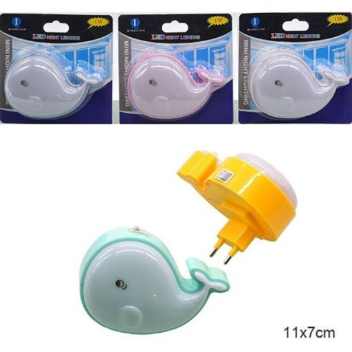 Светильник ночник в розетку Кит / 152А /уп 40/240/стационарный - Галеонтрейд фото 3