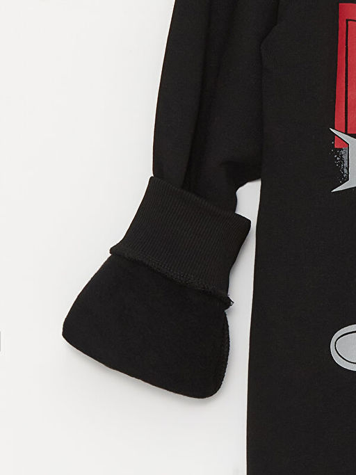 Bisiklet Yaka Mickey Mouse Bask?l? Uzun Kollu Erkek ?ocuk Sweatshirt - Waikiki фото 3