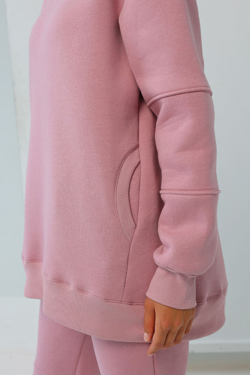 Джемпер женский 167L17 пыльная роза - Solo mio фото 5