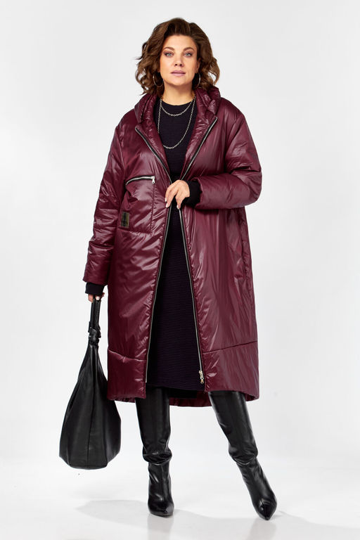 Пальто LADY SECRET 5018/1 винный