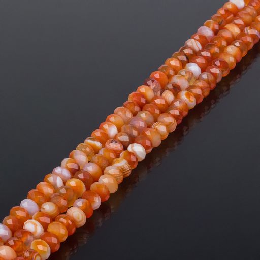 Бусины для украшений из Сердолика 38 см