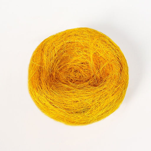 Гнездо, крашеная солома, 10 см, микс цветов - Пижон фото 5