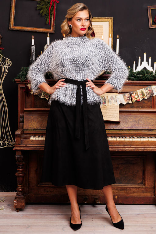 Костюм Мода Юрс 2718-1 серый+черный