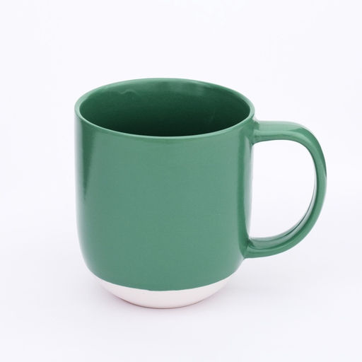 Кружка керамическая новогодняя Зимний лес, 400 мл, ручная работа