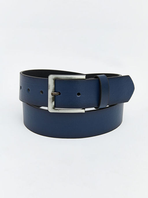 Deri G?r?n?ml? Erkek Kemer